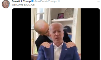 Trump defends his tweet of Biden parody video