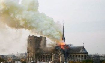 BREAKING: Witnesses report that Notre Dame Cathedral in Paris is burning