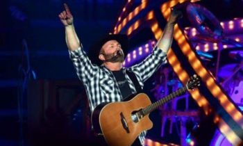 Garth Brooks performing at Boise’s Albertsons Stadium in July