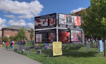 Abortion demonstration stirs controversy on WSU campus