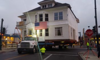 Historic J.C. White House makes way to new home in Coeur d’Alene