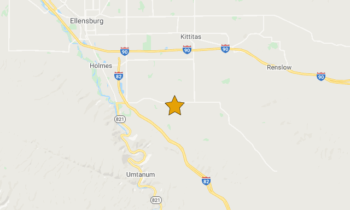 Small earthquake reported near Ellensburg Thursday afternoon