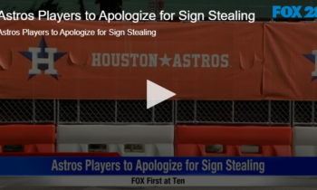 Astros Players to Apologize for Sign Stealing