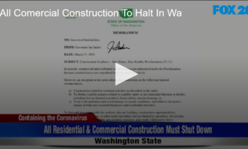 Commercial Construction Halted in WA