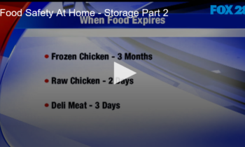 Food Safety At Home – Storage Part 2