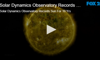 Solar Dynamics Observatory Records Sun For 10 Yrs