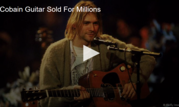 Cobain Guitar Sold For Millions