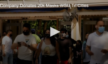 Company Donates 20k Masks WSU Tri-Cities