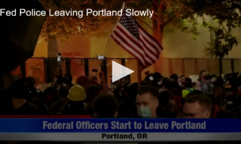 Federal Police Leaving Portland, Slowly