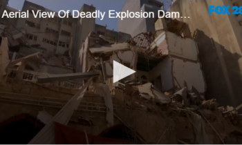 Aerial View Of Deadly Explosion Damage