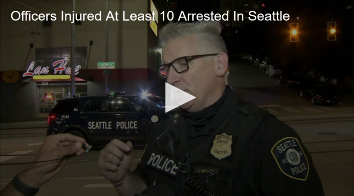 2020-08-17 Officers Injured At Least 10 Arrested In Seattle Fox 11 Tri Cities Fox 41 Yakima