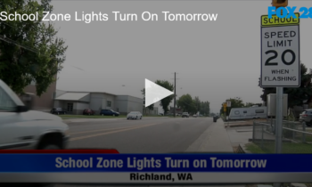 School Zone Lights Turn On Tomorrow