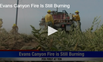 Evans Canyon Fire Is Still Burning