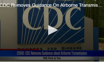 CDC Removes Guidance On Airborne Transmission