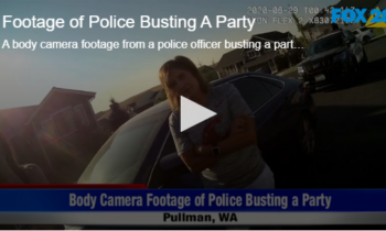 Footage of Police Busting A Party