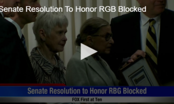 Senate Resolution To Honor RGB Blocked