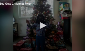 Boy Gets Christmas Wish