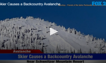 Skier Causes a Backcountry Avalanche