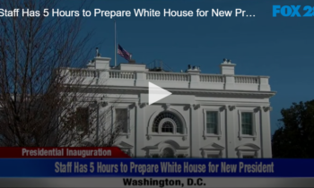 Staff Has 5 Hours to Prepare White House for New President