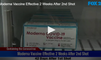 Moderna Vaccine Effective 2 Weeks After 2nd Shot