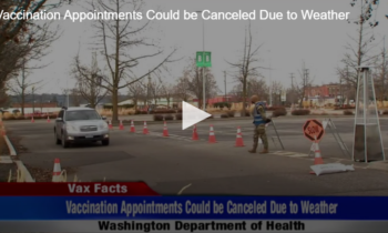 Vaccination Appointments Could be Canceled Due to Weather