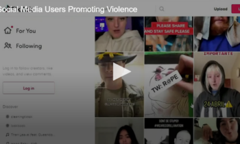 Social Media Users Promoting Violence