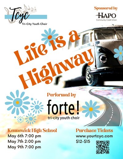 Tri-City Youth Choir Forte! "Life is a Highway" Spring Performance