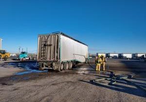 Local fire chief urges proper disposal after garbage trailer fire