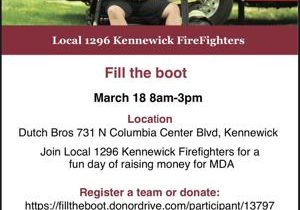 Kennewick firefighters raising money to Fill the Boot