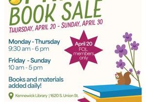 Spring Book Sale set for Mid-Columbia Libraries