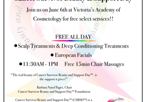 Victoria’s Academy celebrating cancer survivors with free services