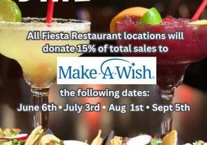 Fiesta restaurants supporting Make-A-Wish Foundation this summer