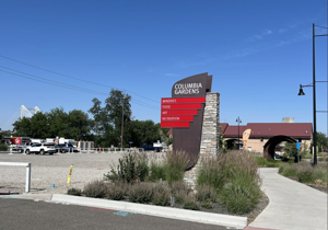 Wayfinding signs installed at Columbia Gardens