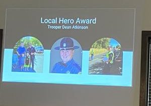 Trooper Atkinson recognized with Local Hero Award