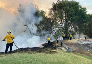 Fire burns at Blackberry Canyon