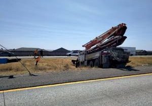 Lanes reopen after crash on I-182 backs up traffic near Rd 68