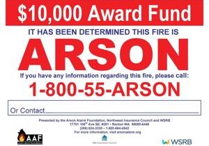 Pasco Fire Department offering $10,000 reward for help in arson investigation