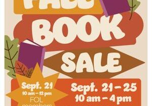 The fall Mid-Columbia Library book sale begins September 21