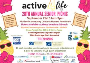 28th annual Active 4 Life senior picnic wil be September 21