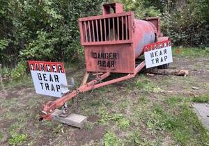 Bear sighting in Pendleton prompts bear trap deployment