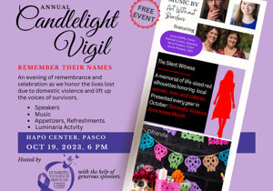 Annual Candlelight Vigil to honor domestic violence survivors will be Oct. 19