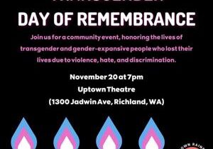 PFLAG Benton Franklin hosting Transgender Day of Remembrance event