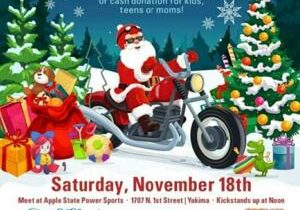 Yakima Toy Run will be Saturday, Nov. 18