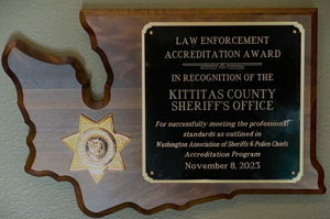 Kittitas County Sheriff’s Office receives professional accreditation