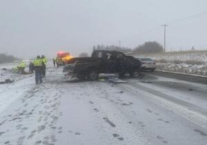 Roadway reopen after rollover collision fully blocks traffic near Thorp