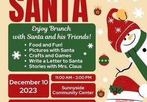 Enjoy Brunch with Santa at the Sunnyside Community Center