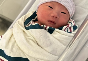 Kadlec welcomes its first baby born in the new year