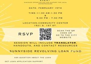 Event for small business development in Sunnyside scheduled for Feb. 15