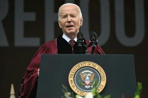 Biden faces silent Gaza protest at Martin Luther King Jr’s college