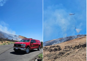 Fire crews responding to 200-acre wildfire near Rest Haven in Selah